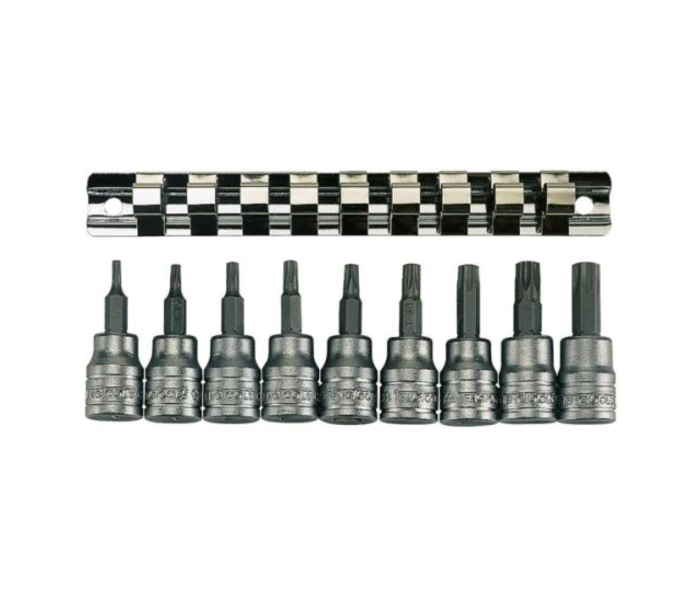 Teng 9pc 3/8in Dr. TX Bit Socket Set 10-50