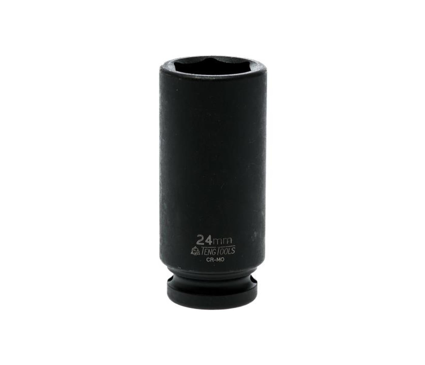 Teng 1/2in Dr. Deep Impact Socket 24mm DIN