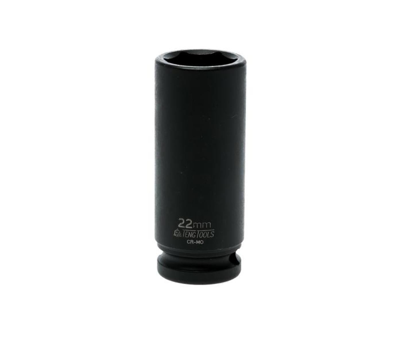 Teng 1/2in Dr. Deep Impact Socket 22mm DIN