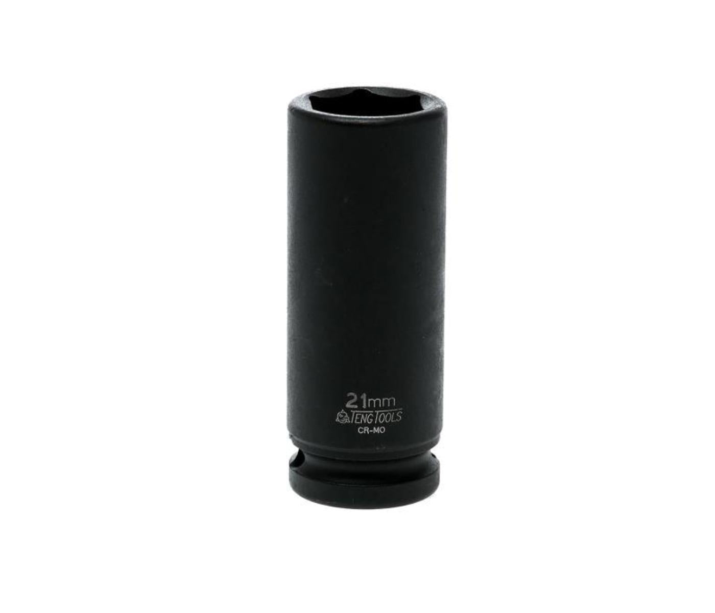 Teng 1/2in Dr. Deep Impact Socket 21mm DIN