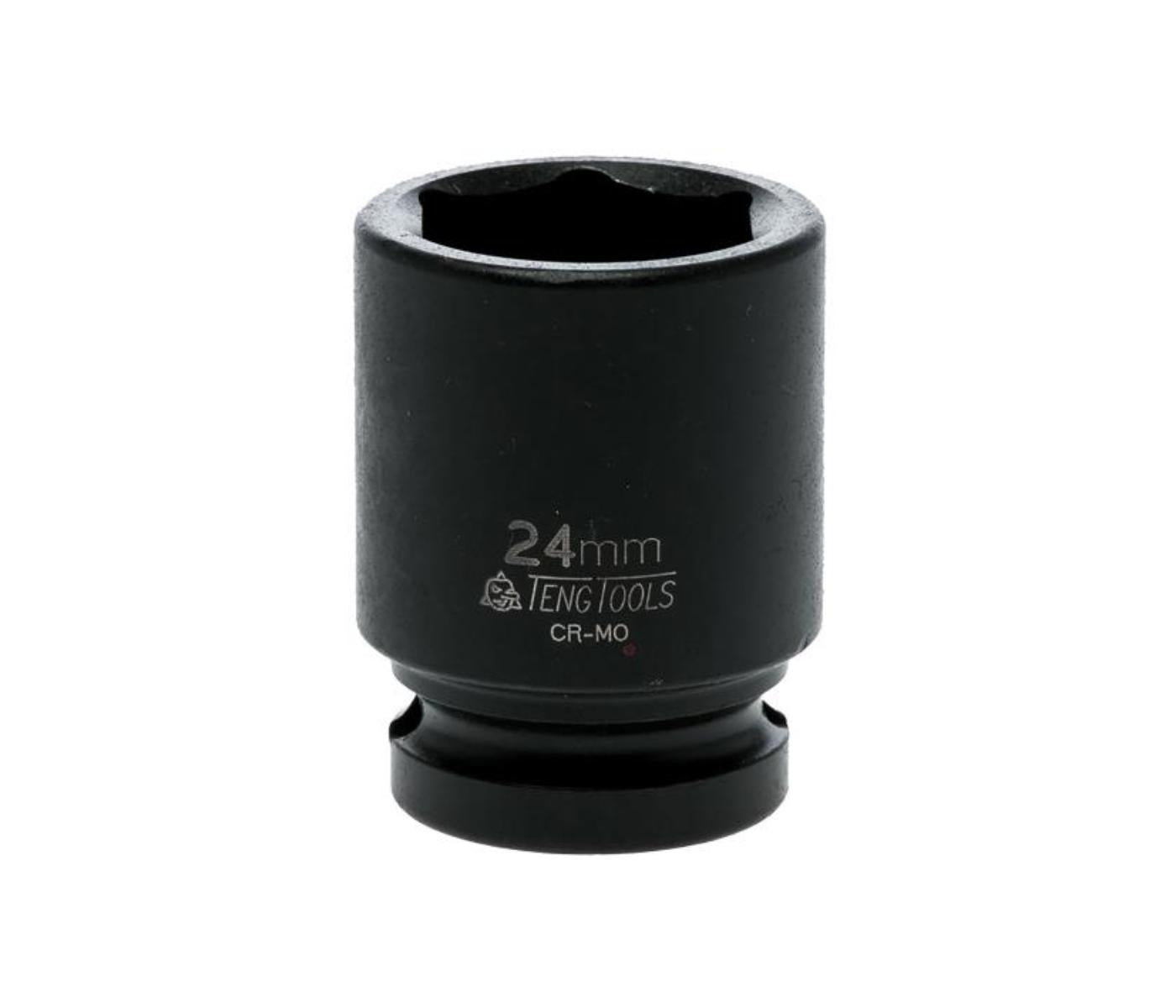 Teng 1/2in Dr. Impact Socket 24mm DIN