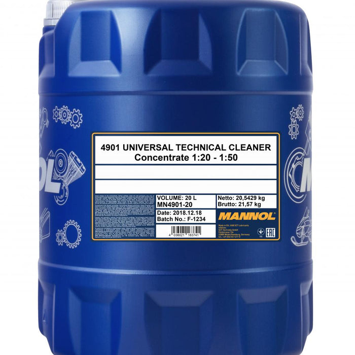 MANNOL 4901 Universal Technical Cleaner 20L FLOOR & WALL Concentr