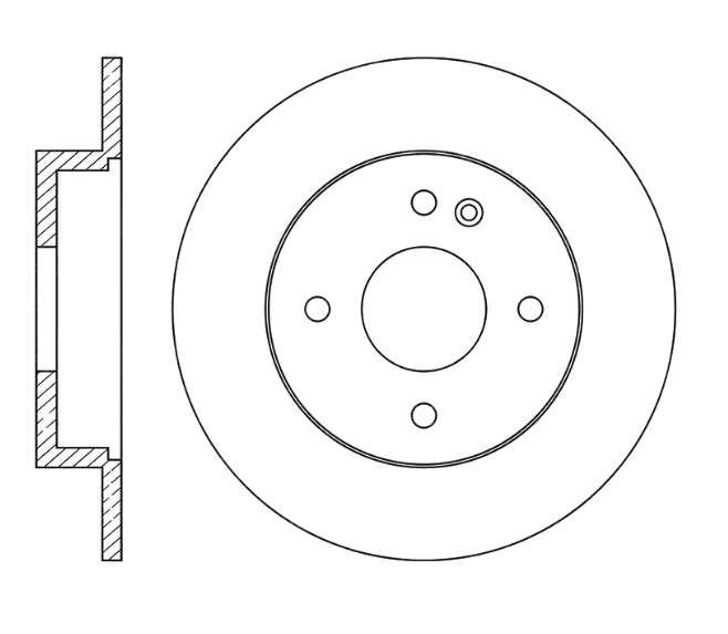 NIBK RN1161 Rear Rotors For Mini