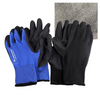 Wells Lamont Antimicrobial Work Gloves Black/Blue -10 Pairs Medium