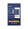 MANNOL MN 1804 Oil Service Sticker