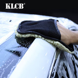 KLCB Wool Car Wash Glove Yellow