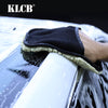 KLCB Wool Car Wash Glove Yellow