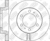 NIBK RN1664V Front Rotors For Toyota Hilux Fortuner