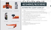 STEL-6214EKZ 4.0T 2 post hoist Electrical release Asymmetric column APS tech