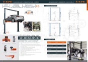 STEL-6215EKZ 5.0T 2 post hoist Electrical release Asymmetric column withAPS tech