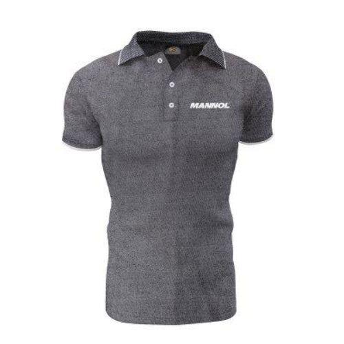 MANNOL 2578 Polo Shirt with Blue/White Threads