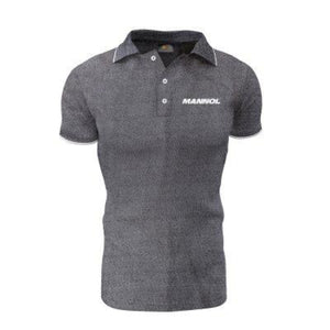 MANNOL 2578 Polo Shirt with Blue/White Threads
