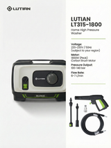 LUTIAN LT315-1800 High Pressure Washer