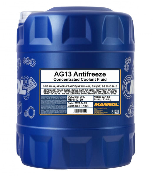 MANNOL 4113 20L Antifreeze AG 13 Hightec