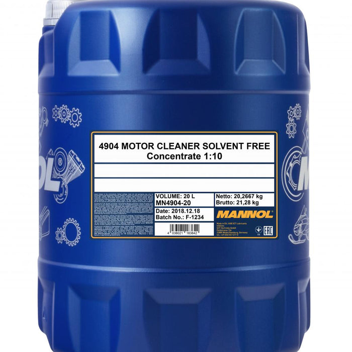 MANNOL 4904 Motor Cleaner Solvent Free concentrated 20L