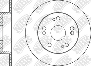 RDA8049= RN1409 Rear Rotors For Acura Honda