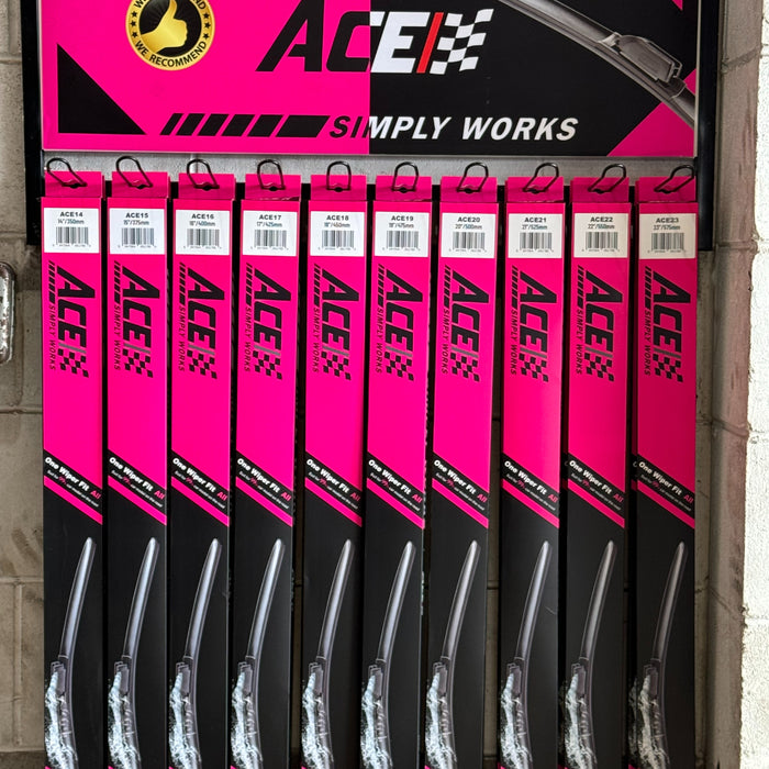 ACE WIPER REAR COMBO 10-18INCH WITH STAND