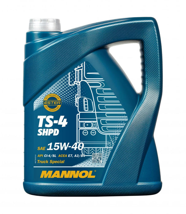 MANNOL 7104 5L SEMI SYN TS-4 EXTRA SHPD 15W-40 TRUCK