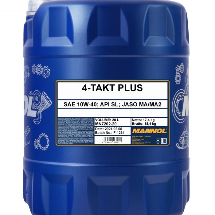 MANNOL 7202 20L 4-Takt Plus 10W-40