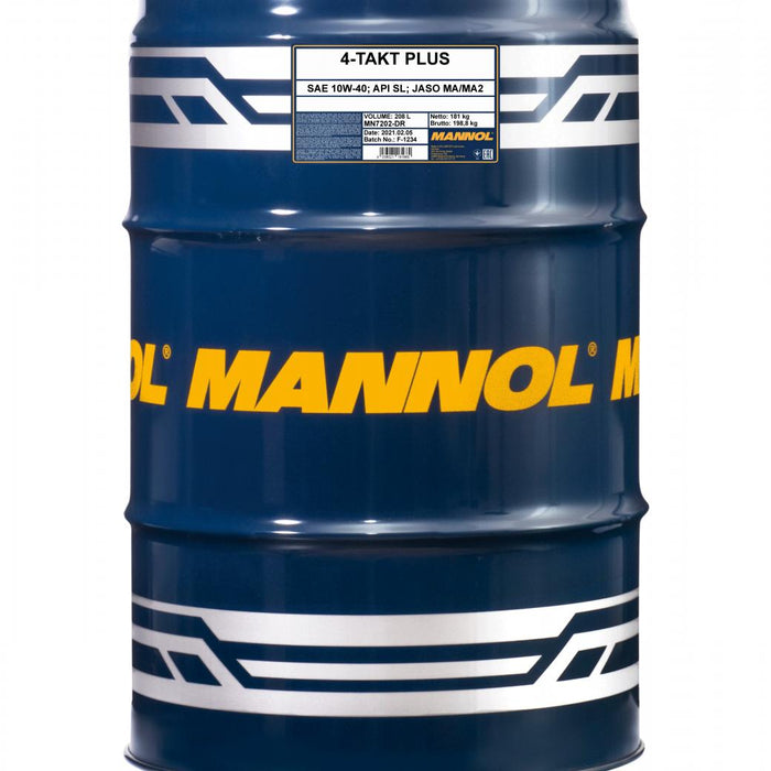 MANNOL 7202 208L 4-Takt Plus 10W-40