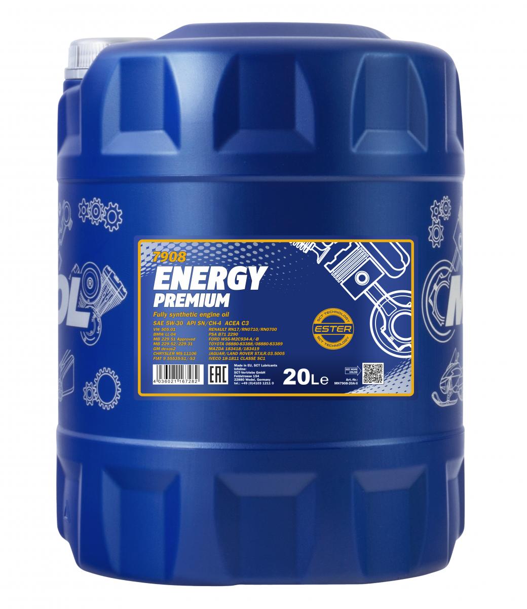 MANNOL 7908 20L Energy Premium 5W-30 JAP EURO DPF