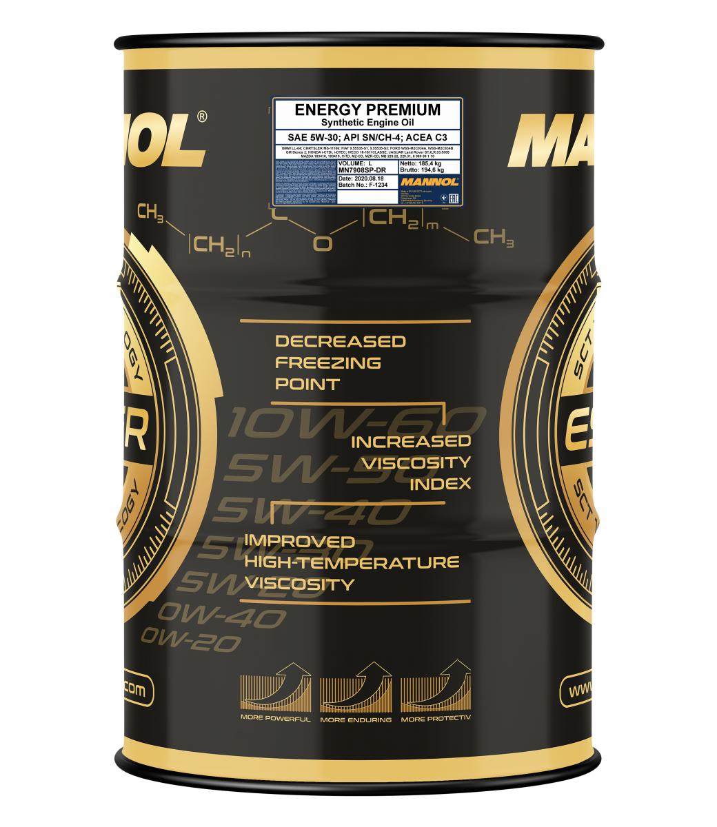 MANNOL ENERGY SAE 5W-30 FULLY SYNTHETIC ENGINE OIL (4L) 