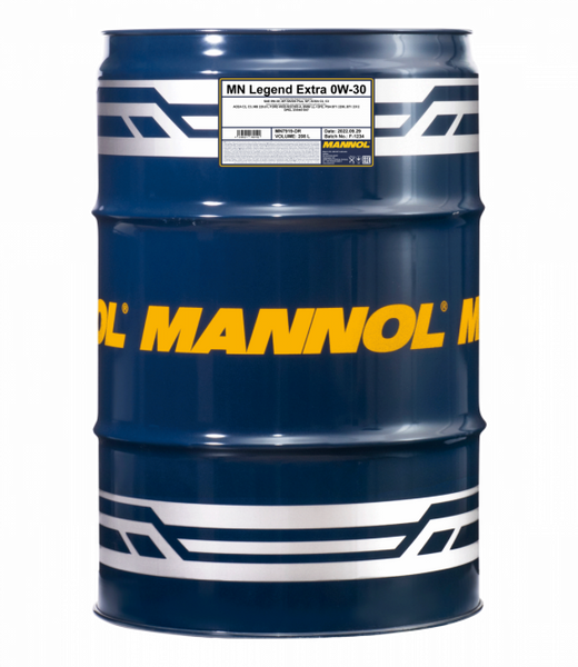 MANNOL 7919 208L Legend Extra 0W-30 low viscosity C2/C3 DPF RANGER HILUX