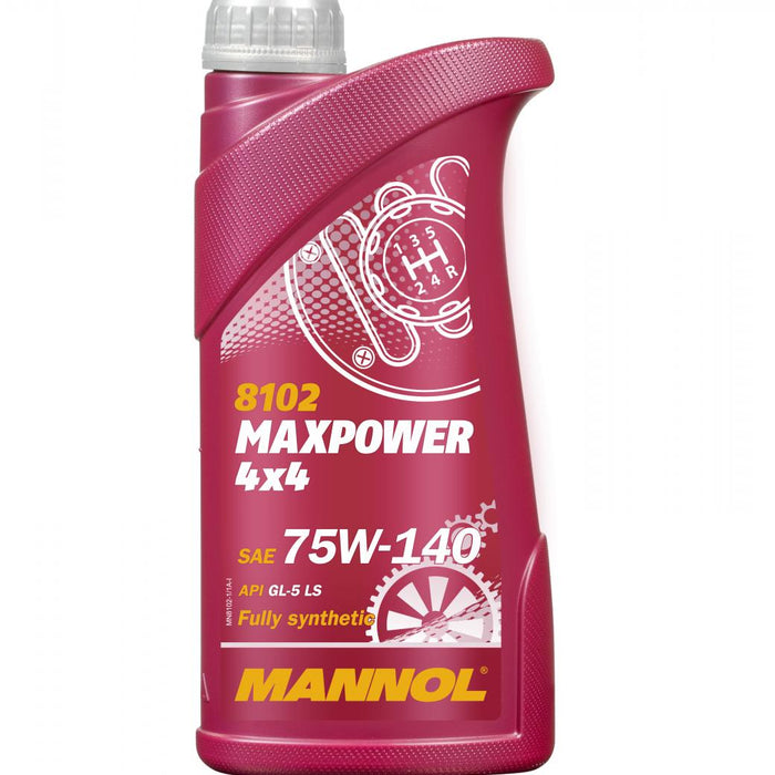 MANNOL 8102 1L Maxpower 4x4 75W-140 API GL-5 LS