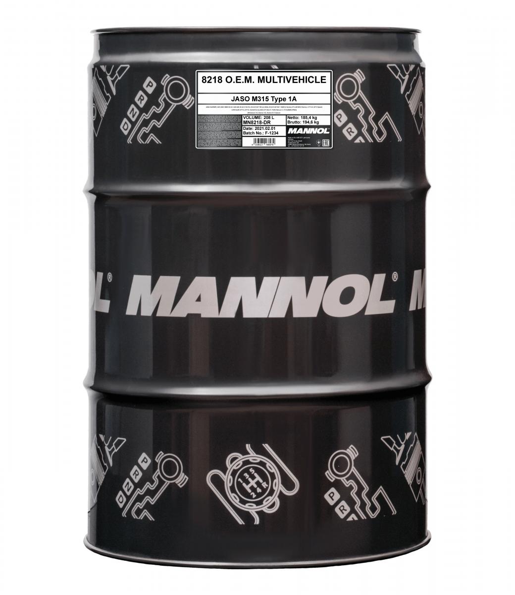 MANNOL 8218 208L ATF Multivehicle JWS 3309 8218