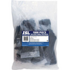ISL 1000pc Cable Tie Assorted Pack - UV Black