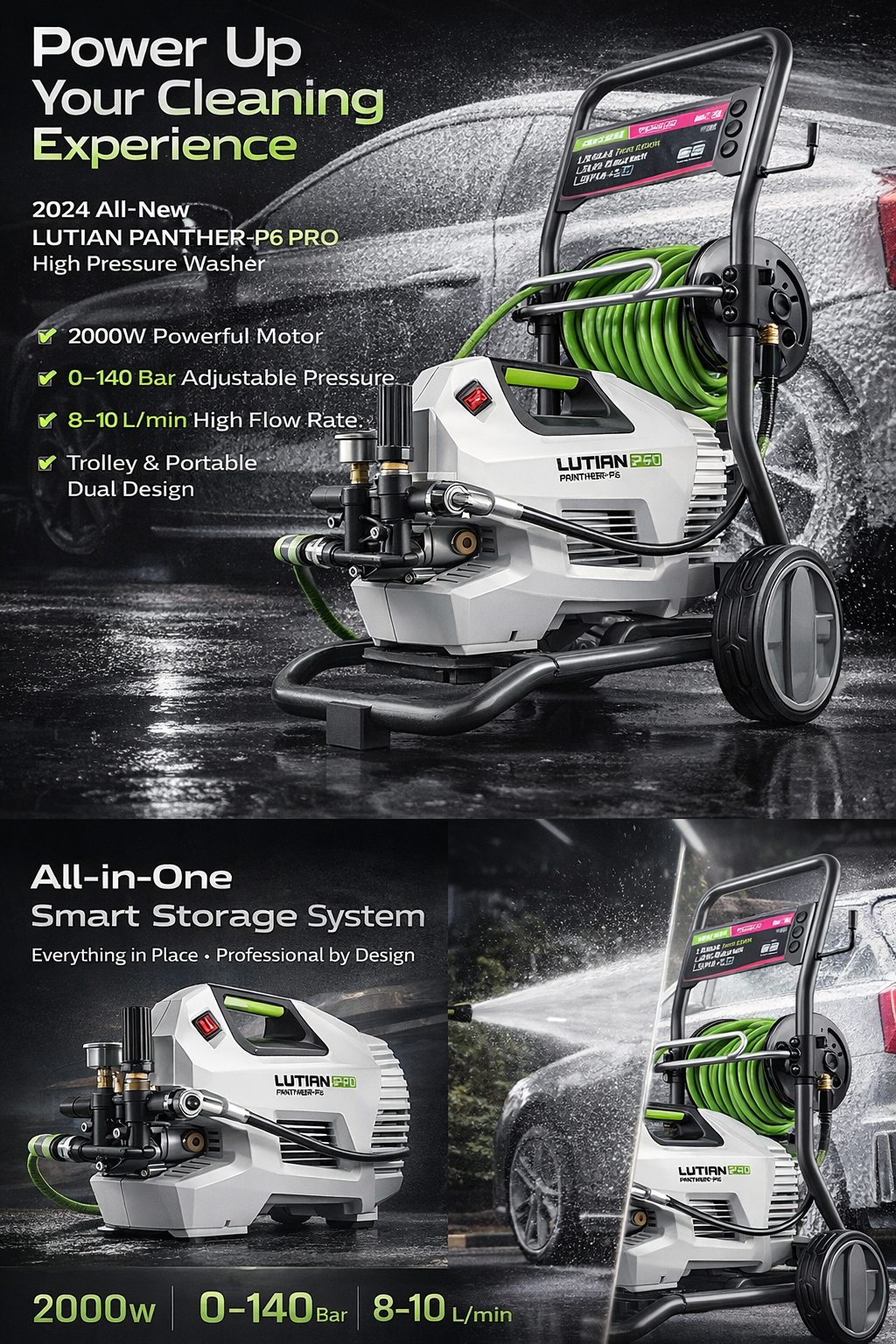 LUTIAN LT395-2000C High Pressure Washer