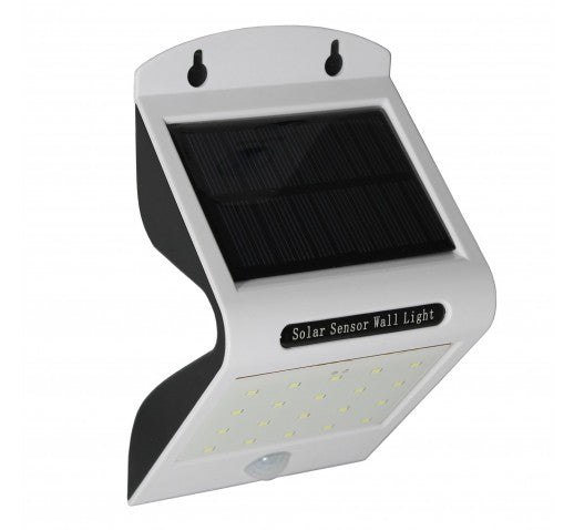 SOLAR MOTION SENSOR LED LAMP WHITE