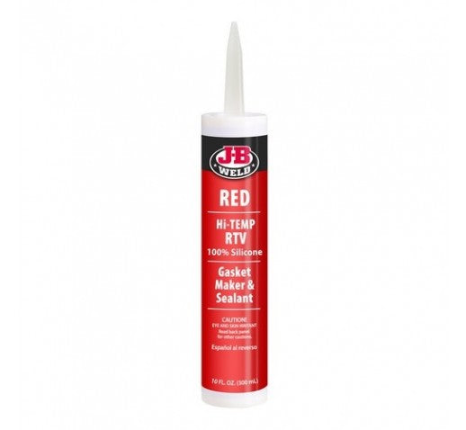 JB WELD RED HIGH TEMP RTV SILICONE 292G CARTRIDGE