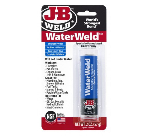 JB WELD WATERWELD EPOXY PUTTY STICK 57G