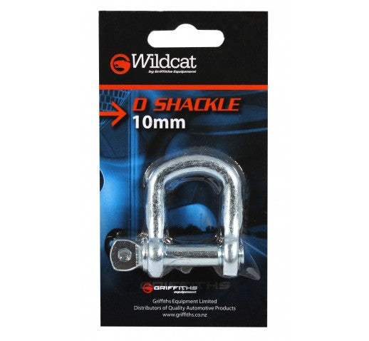 WILDCAT D SHACKLE 10MM