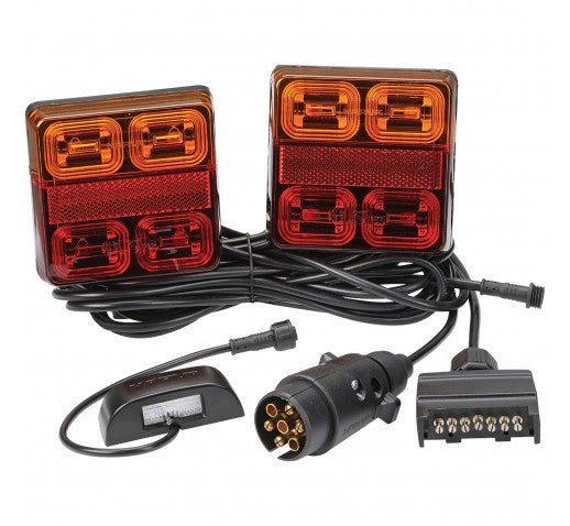 NARVA LED 12V MDL35 SQUARE TRAILER LAMP KIT