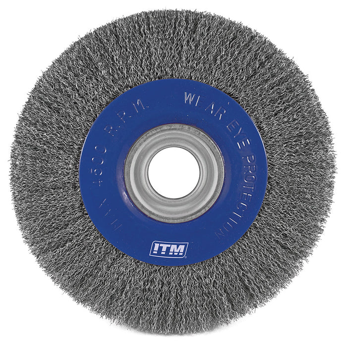 ITM Crimp Wire Wheel Brush Steel 150 x 25mm