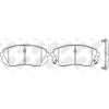 NIBK PN0052 Front Pads For Hyundai Kia