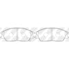 NIBK PN0091 Front Pads For Hyundai