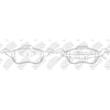 NIBK PN0119 Front Pads For Ford Focus