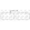 NIBK PN0196W Front Pads For Mercedes-Bnez