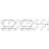 NIBK PN0199W Front Pads For Mercedes-Benz