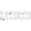 NIBK PN0347W Rear Pads For Audi Porsche Volkswagen