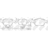 NIBK PN0348W Front Pads For Audi Peugeot Skoda Volkswagen