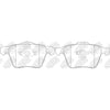 NIBK PN0352 Front Pads For Audi Ford Mazda Saab Volvo