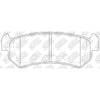 NIBK PN0376 Rear Pads For Chevrolet Daewoo Holden Suzuki