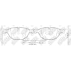 NIBK PN0385W Front Pads For BMW