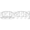 NIBK PN0446 Front Pads For Hyundai Kia Ssangyong