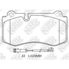 NIBK PN0453W Front Pads For Chrysler Dodge Jeep Mercedes-Benz