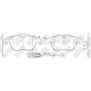 NIBK PN0462W Front Pads For Ford Land Rover Peugeot Volvo